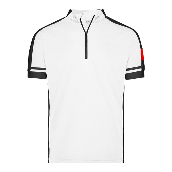 James & Nicholson | T-shirt cycliste demi-zip homme casual James & Nicholson | T-shirt cycliste demi-zip homme casual