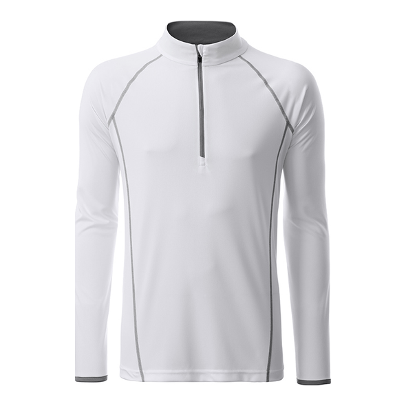 James & Nicholson | Functioneel shirt met lange mouwen voor fitness en sport voor heren James & Nicholson | Functioneel shirt met lange mouwen voor fitness en sport voor heren
