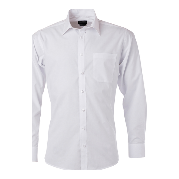 James & Nicholson | Poplin miesten klassinen pitkähihainen paita James & Nicholson | Poplin miesten klassinen pitkähihainen paita