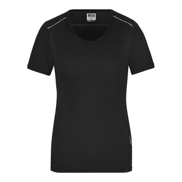 James & Nicholson | Paspelfestes Arbeits-T-Shirt für Damen James & Nicholson | Paspelfestes Arbeits-T-Shirt für Damen