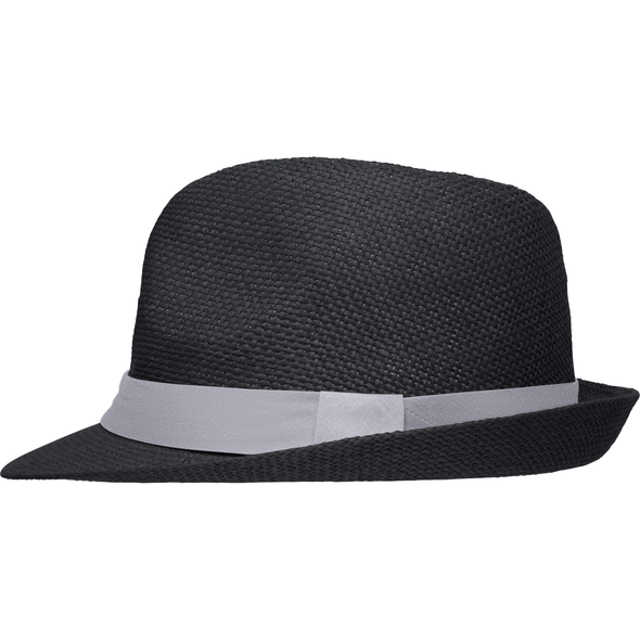 Myrtle Beach | Elegante cappello estivo con ampia fascia a contrasto Myrtle Beach | Elegante cappello estivo con ampia fascia a contrasto
