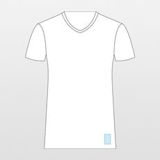 Kariban | T-shirt manga curta decote v