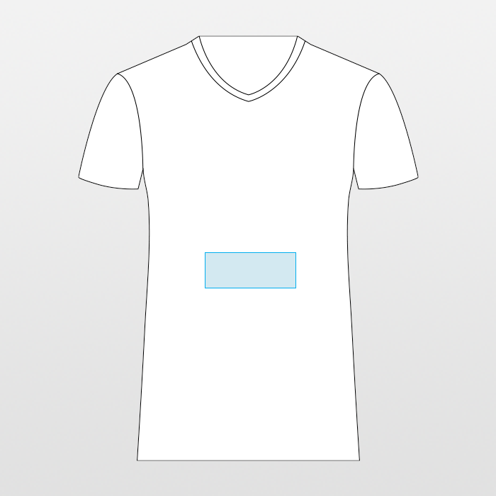 Naisten lyhythihainen v-kaula-aukkoinen T-paita