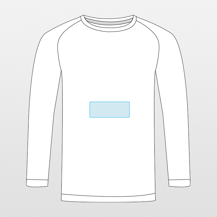 Funktionell långärmad T-shirt för mäns sport och fitness
