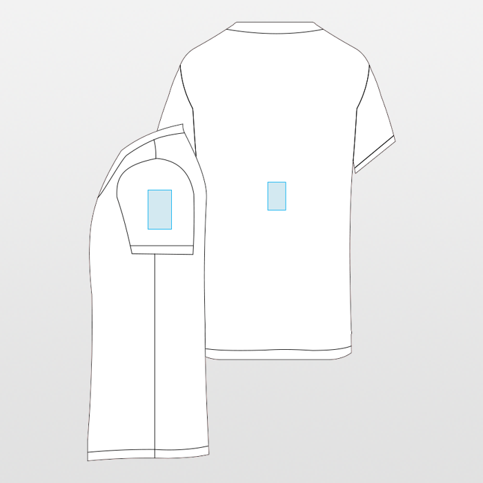 B&C | Triblend T-shirt voor dames met V-hals