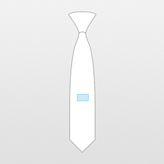 Ungaro | Leone Zwarte zijden stropdas