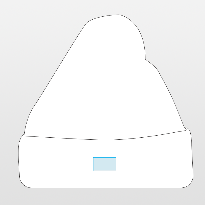 K-up | Gestreifte Mütze aus recyceltem Strick