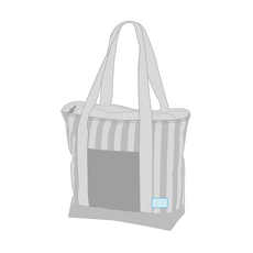 Kimood | Striped shopping bag