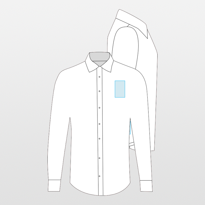 Seidensticker | Seidensticker Slim Fit 1/1 zakelijk overhemd met knoopsluiting