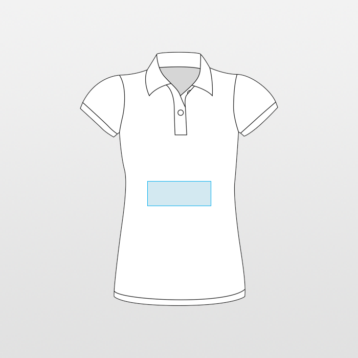 Regular Fit Comfortec® Damen-Poloshirt mit V-Ausschnitt