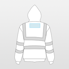 Yoko | High visibility hooded sweatshirt jacket