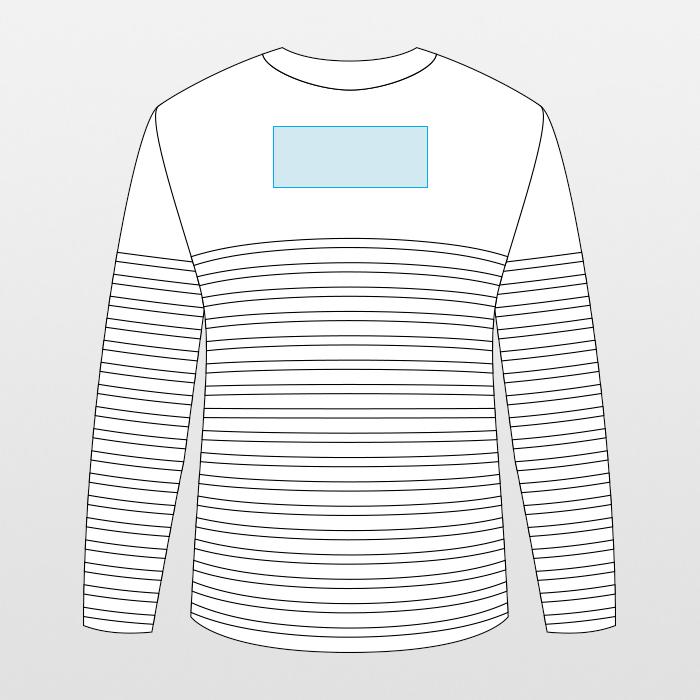 SOL'S | Langærmet stribet T-shirt til mænd