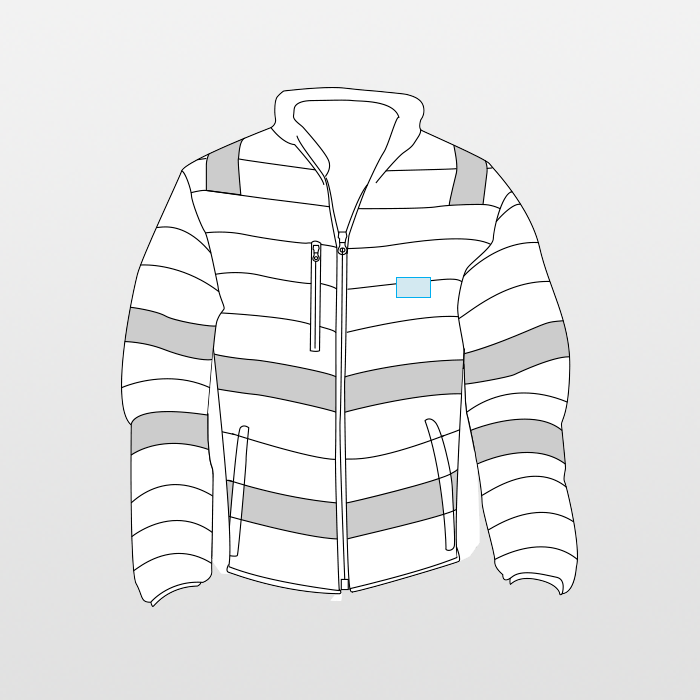 Chaqueta de seguridad acolchada Ripstop reciclada
