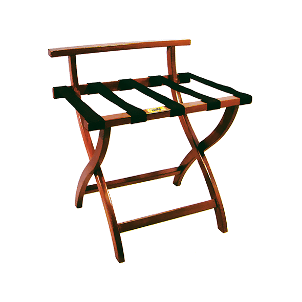 Supporto per bagagli pieghevoli in legno di noce Supporto per bagagli pieghevoli in legno di noce