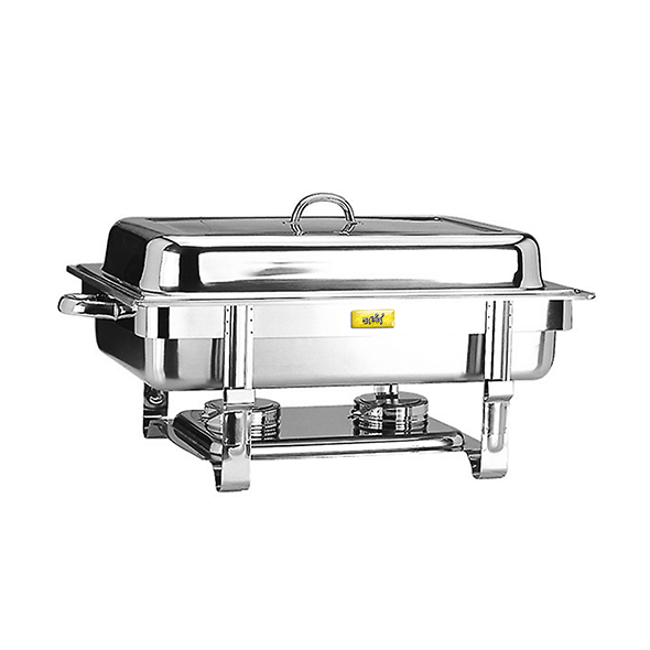 Chafing dish gastronorm GN 1/1 avec 2 récipients au gel