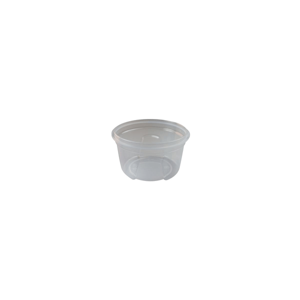 Tazza rotonda trasparente in plastica Tazza rotonda trasparente in plastica