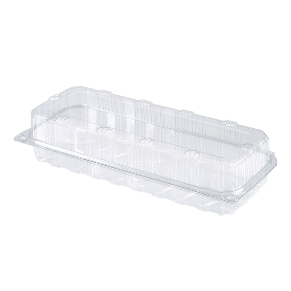 Scatola rettangolare in plastica trasparente per il trasporto di pasticceria Scatola rettangolare in plastica trasparente per il trasporto di pasticceria