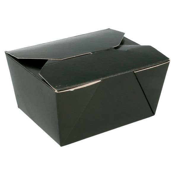 Pudełka do prostokątnych mikrofal Czarny karton
