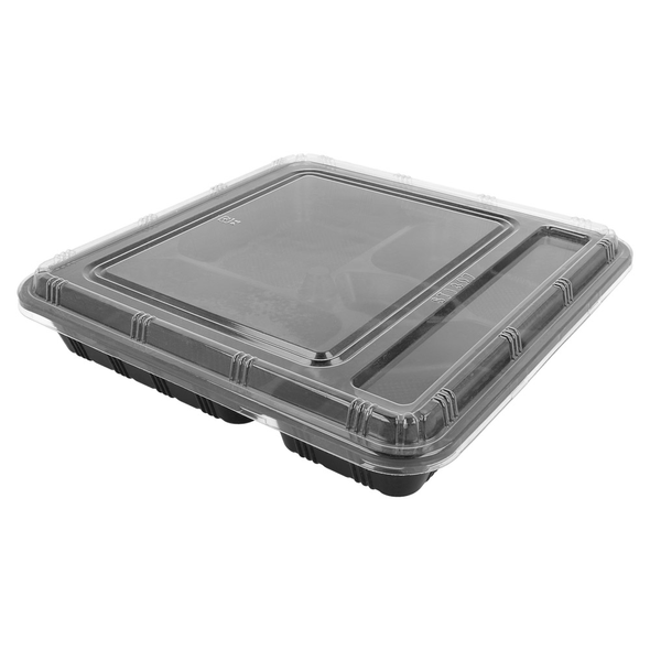 Pack with 5 Compartments Black PP