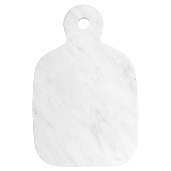 Cutting Board with Ring White Marble
