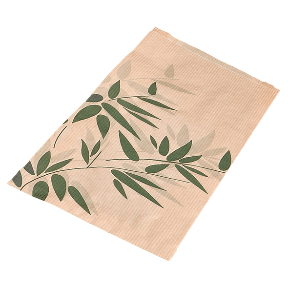 Bags for Croissants "Feel Green" Kraft Bags for Croissants "Feel Green" Kraft