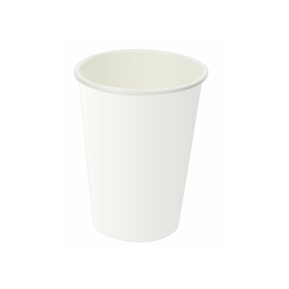 Disposable Cold Drink Cups on White Cardboard