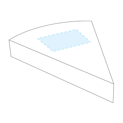 Dreieckige Pizzaschachtel "Thepack" Nano-Micro-Wellpappe - Unzutreffend - 1