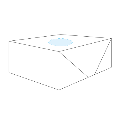 Boîte en carton pour gâteaux - N'est pas applicable - 1