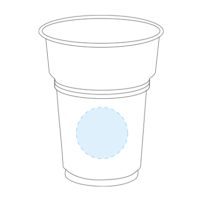 Disposable Cold Drink Cups on White Cardboard - Not Applicable - 1