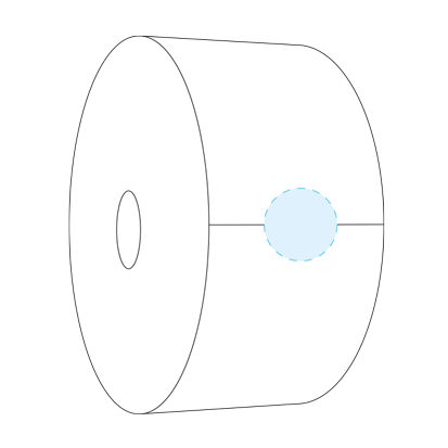"Baby Jumbo" WC-paperi ympäristömerkillä 2 arkkia Valkoinen kudos - Ei sovellettavissa - 1
