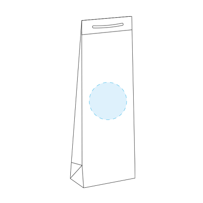 Flaschenhaltertaschen mit Kraftfenster - Unzutreffend - 1