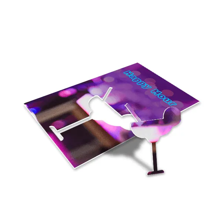 Die Cut postkort Die Cut postkort