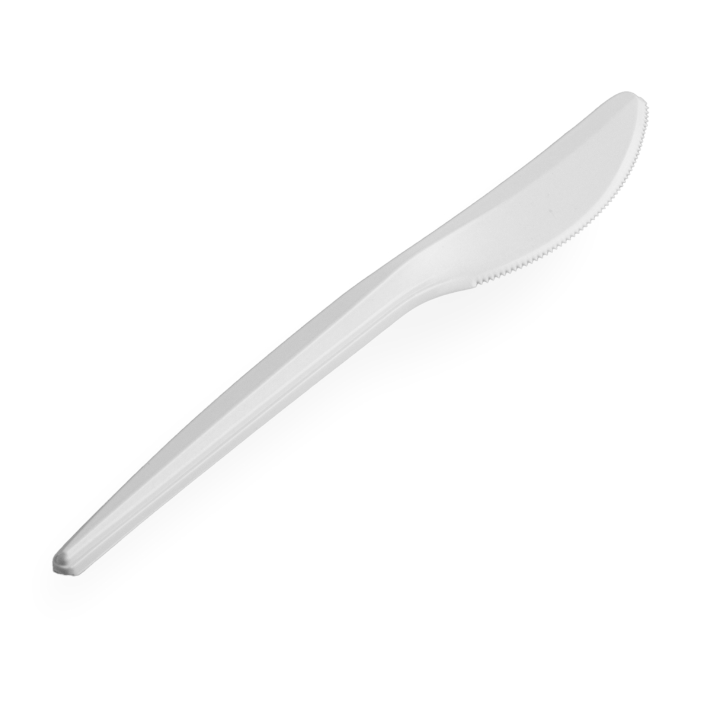 Engangs komposterbar plastkniverpakke (30 x 50 stk) Engangs komposterbar plastkniverpakke (30 x 50 stk)