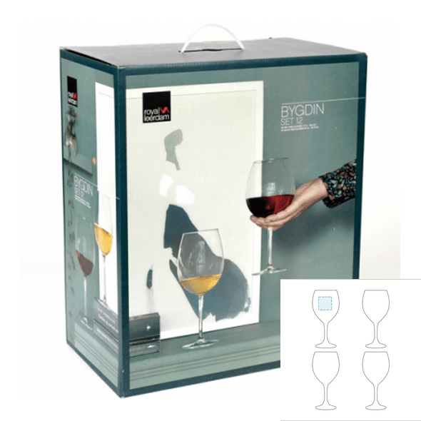 12 wijnglazen set - LIBBEY™ - Bygdin