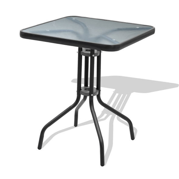 Table carrée en verre - Bistro Table carrée en verre - Bistro