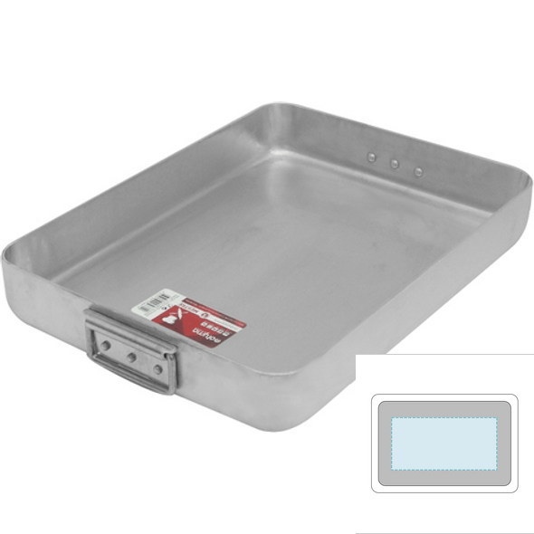 Aluminum tray with handles - Mestre