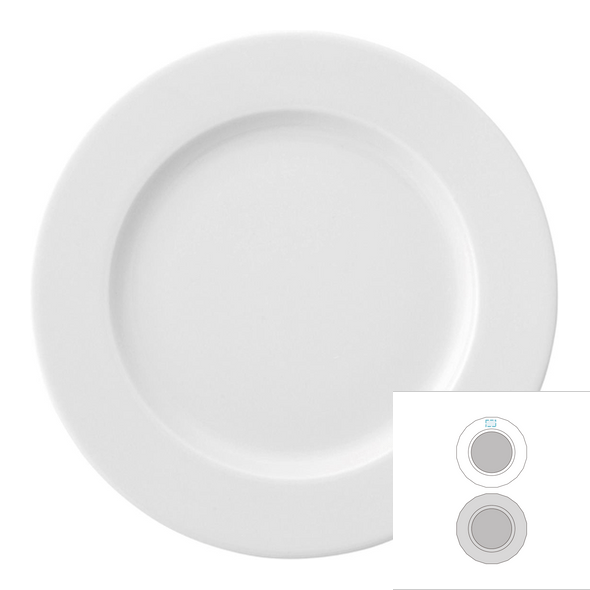 Assiette plate en céramique - Prime