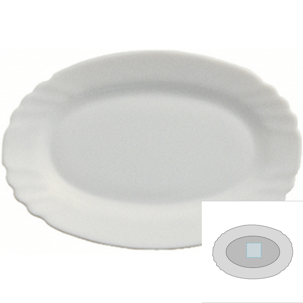 Bandeja oval de vidrio - BORMIOLI ROCCO™ - Ebro Bandeja oval de vidrio - BORMIOLI ROCCO™ - Ebro