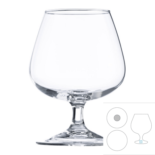 Bicchiere da cognac in vetro - Cognac Personalizzato, Prezzo Basso  Garantito