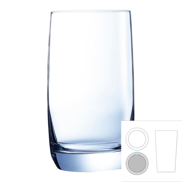 Bicchiere di vetro alto - CHEF & SOMMELIER™ - Vigne Personalizzato, Prezzo  Basso Garantito