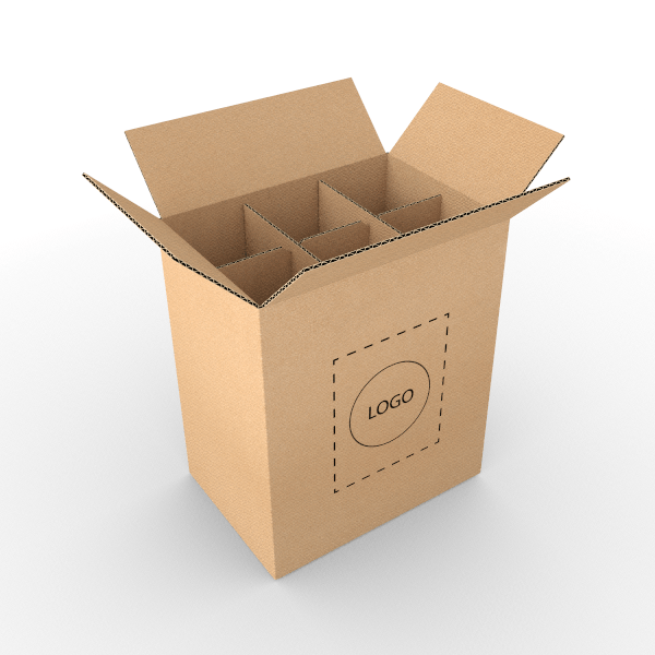 Boîtes en carton avec séparateurs Boîtes en carton avec séparateurs