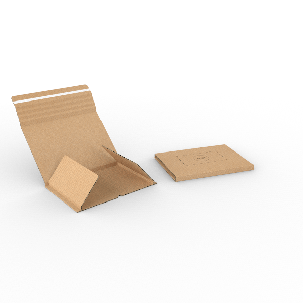 Bokväskor med enkla väggar med självhäftande lås
