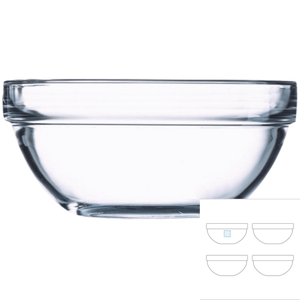 Bol en verre - LUMINARC™ - Saladeiras Empilhaveis Bol en verre - LUMINARC™ - Saladeiras Empilhaveis