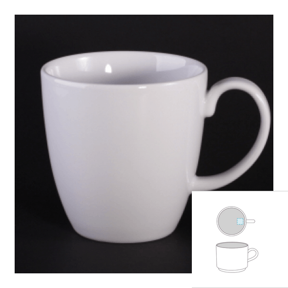 Caneca circular em cerâmica - Duo Caneca circular em cerâmica - Duo