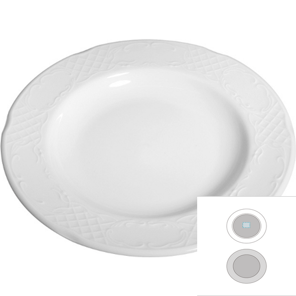 Ceramic soup plate - Augusta