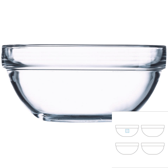 Ciotola di vetro - LUMINARC™ - Saladeiras Empilhaveis Personalizzato, Prezzo Basso Garantito