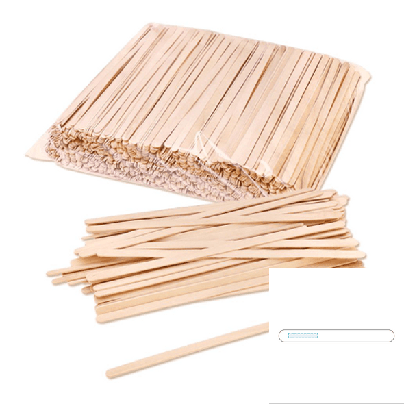 Confezione di bastoncini di legno monouso (1000 pz)