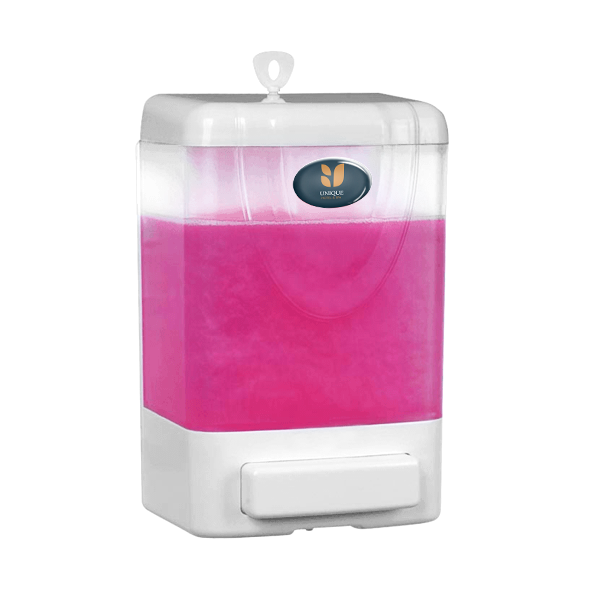 Transparante ABS muurdispenser vloeibare zeep 1L Transparante ABS muurdispenser vloeibare zeep 1L