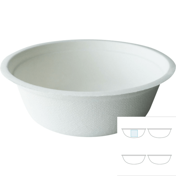 Disposable bio-hard bowls pack  (12 x 50 pcs)