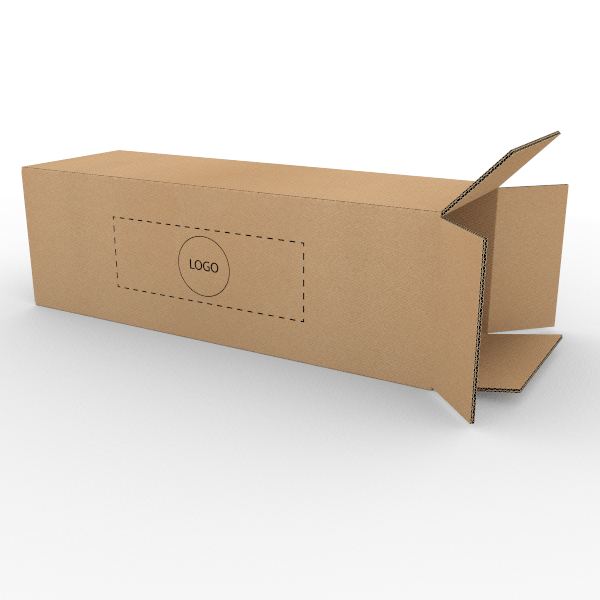 Doppelwandige Pappkartons für lange Produkte mit oberer Öffnung